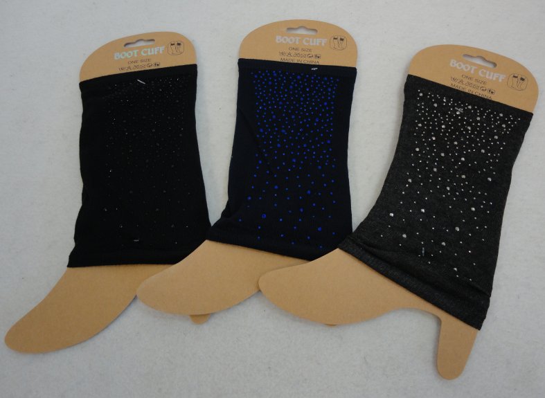 BOOT Cuffs [Mini Colored Rhinestones]